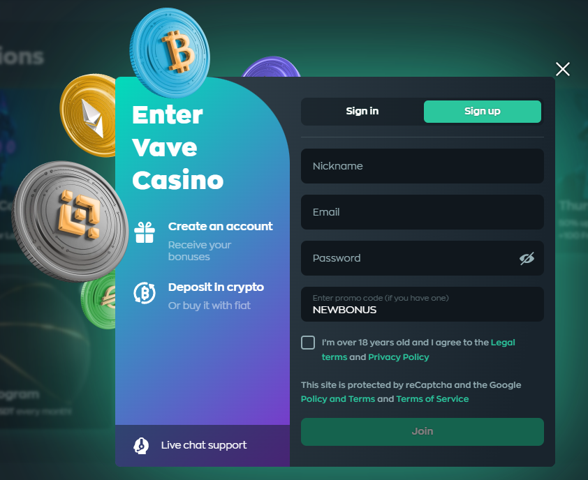Vave Promo Code